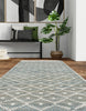 2' 2 x 6' 1 Hand Woven Chindi Trellis Runner Rug