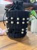Kate Spade NY x Target Pearl Embellished Bucket Bag - Black SHOWROOM ITEM