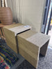 Set of 2 Woven Nesting Tables SHOWROOM ITEM