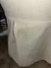 Teen Vanity Chair - Mottled Boucle Snow SHOWROOM ITEM