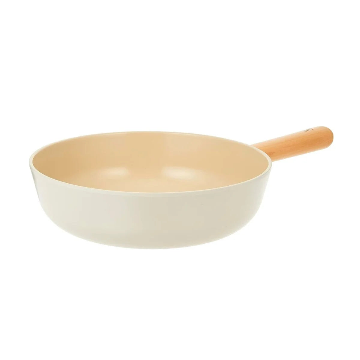Nonstick Ceramic Coating Wok Pan with Wood Handle
