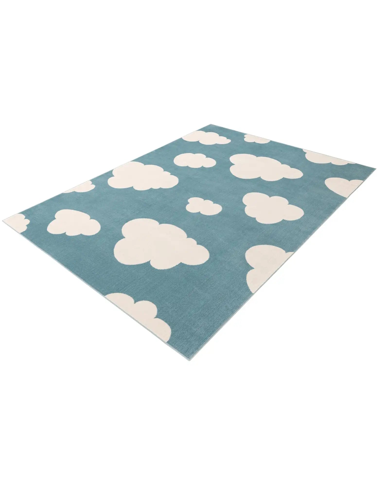 Soft Green 5' 1 x 7' 1 Whimsy Kids Rectangle Rug