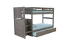Twin over Twin Stairbed in Ash - 3 BOXES