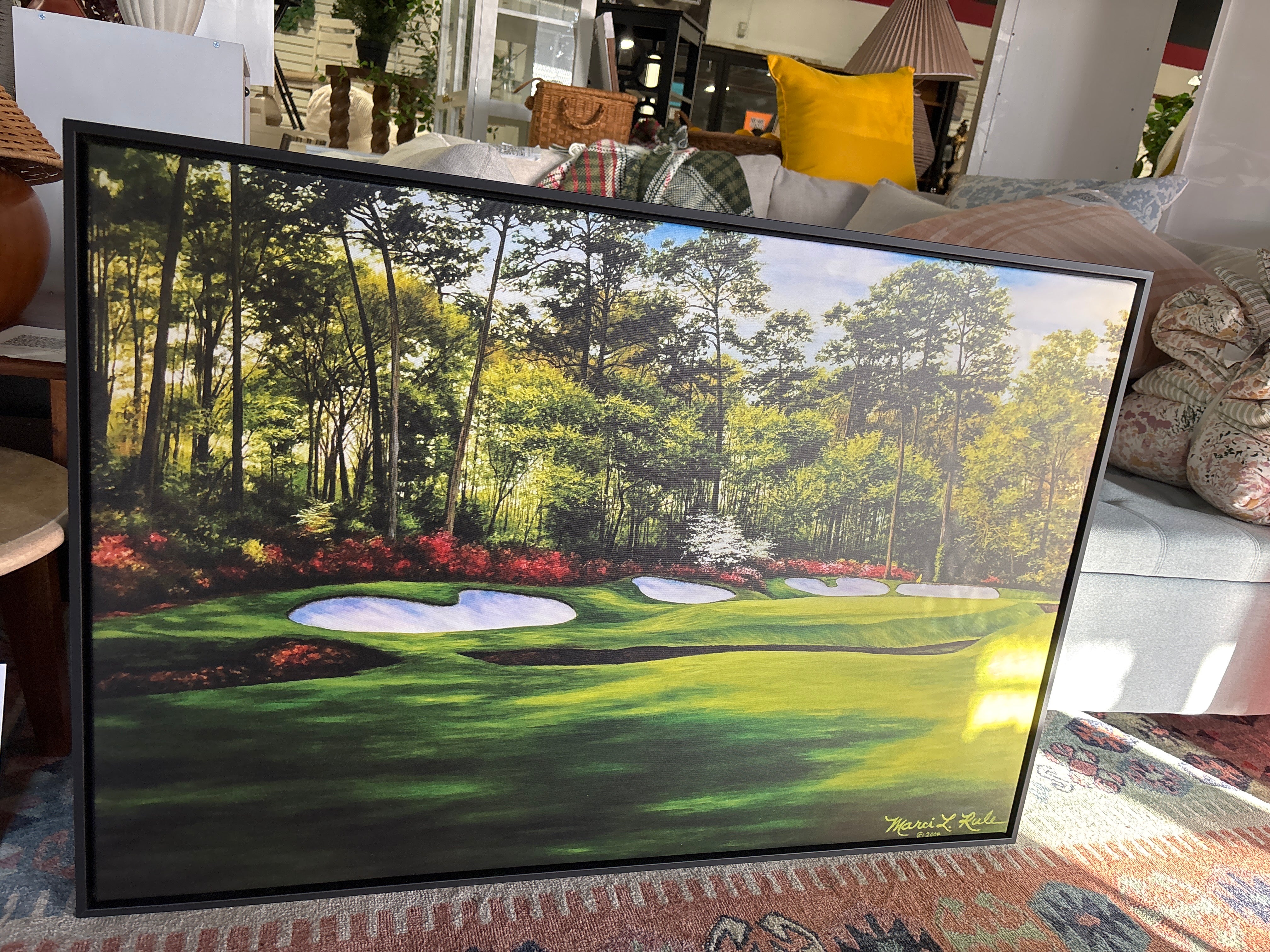 30"x43" Augusta National 13th Hole I Canvas Print SHOWROOM ITEM