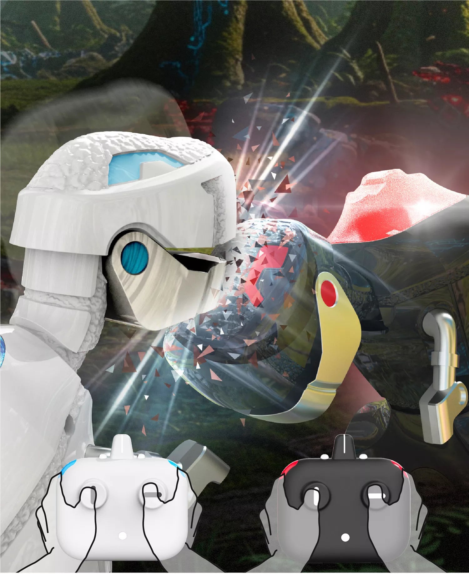 Robo Raptor Rivals Battle Dinos Toy – Salvage & Co Indy