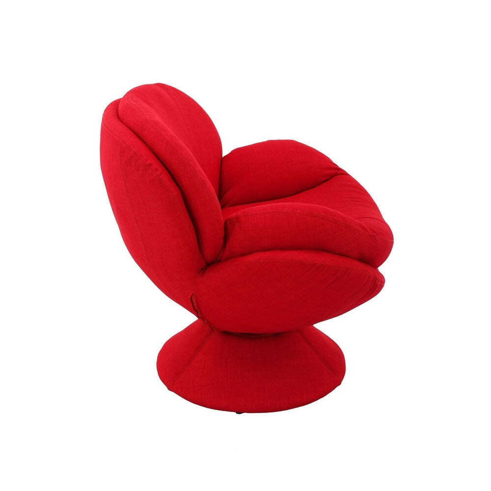 Red Port Leisure Accent Chair with Wing Arms