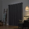 Cameron 100% Blackout Thermal Insulated Grommet Single Curtain Panel - Set of 2