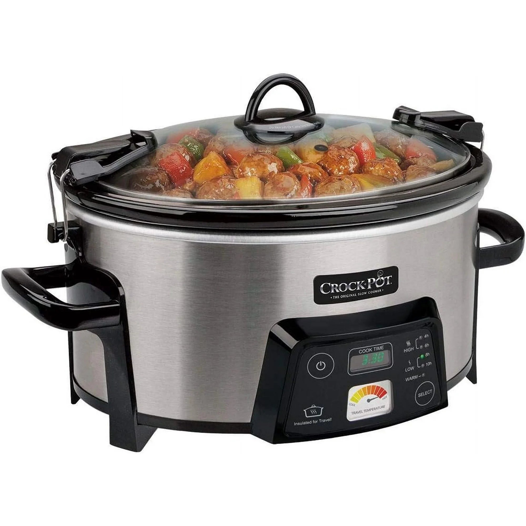 Cook Travel Serve 6-Quart Programmable Slow Cooker