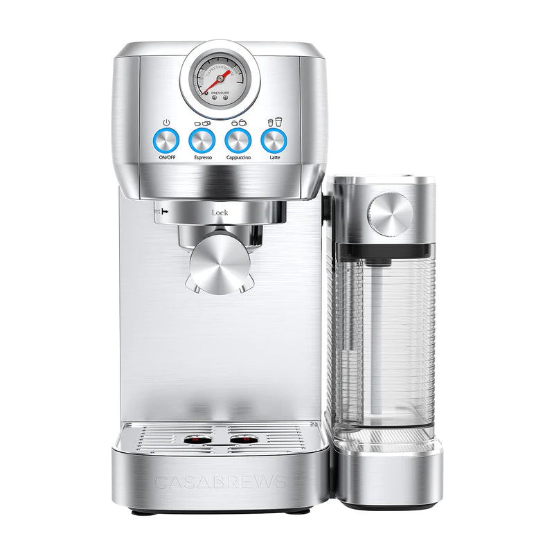 20-Bar Semi-Automatic Espresso Machine with Auto-Frothing System