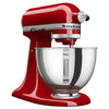 Deluxe 4.5 Stand Mixer, Empire Red with Flat Beater, Dough Hook, Whip
