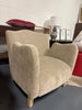 Wing Arm Accent Chair - Beige SHOWROOM ITEM