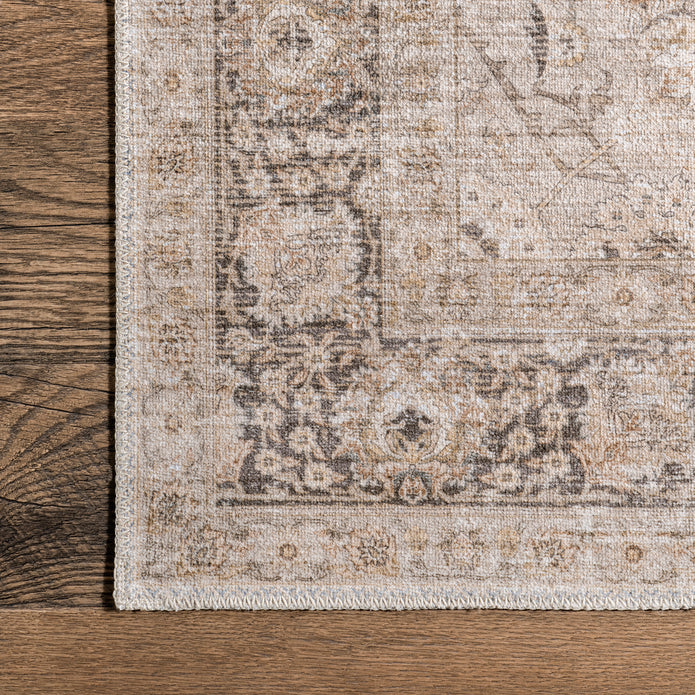 Bayberry Vintage Machine Washable Area Rug 9'x12'