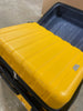 3 Piece Expandable Luggage Sets, ABS Hardside Suitcase with Spinner Wheels and TSA Lock, Yellow