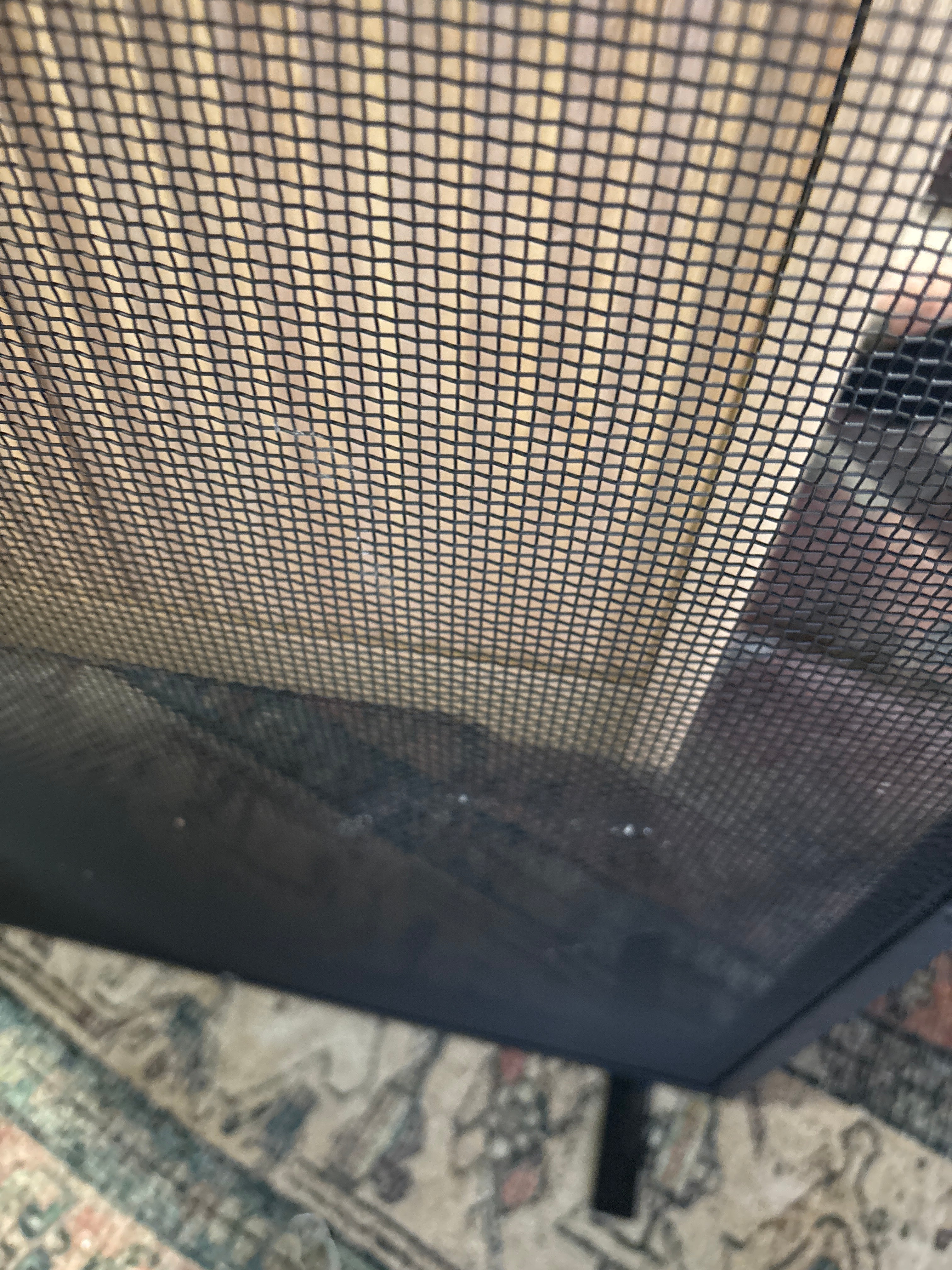 38x27in Single Panel Fireplace Screen SHOWROOM ITEM