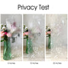 3D Etched Floral Decorative Privacy Window Decal (Set of 2)