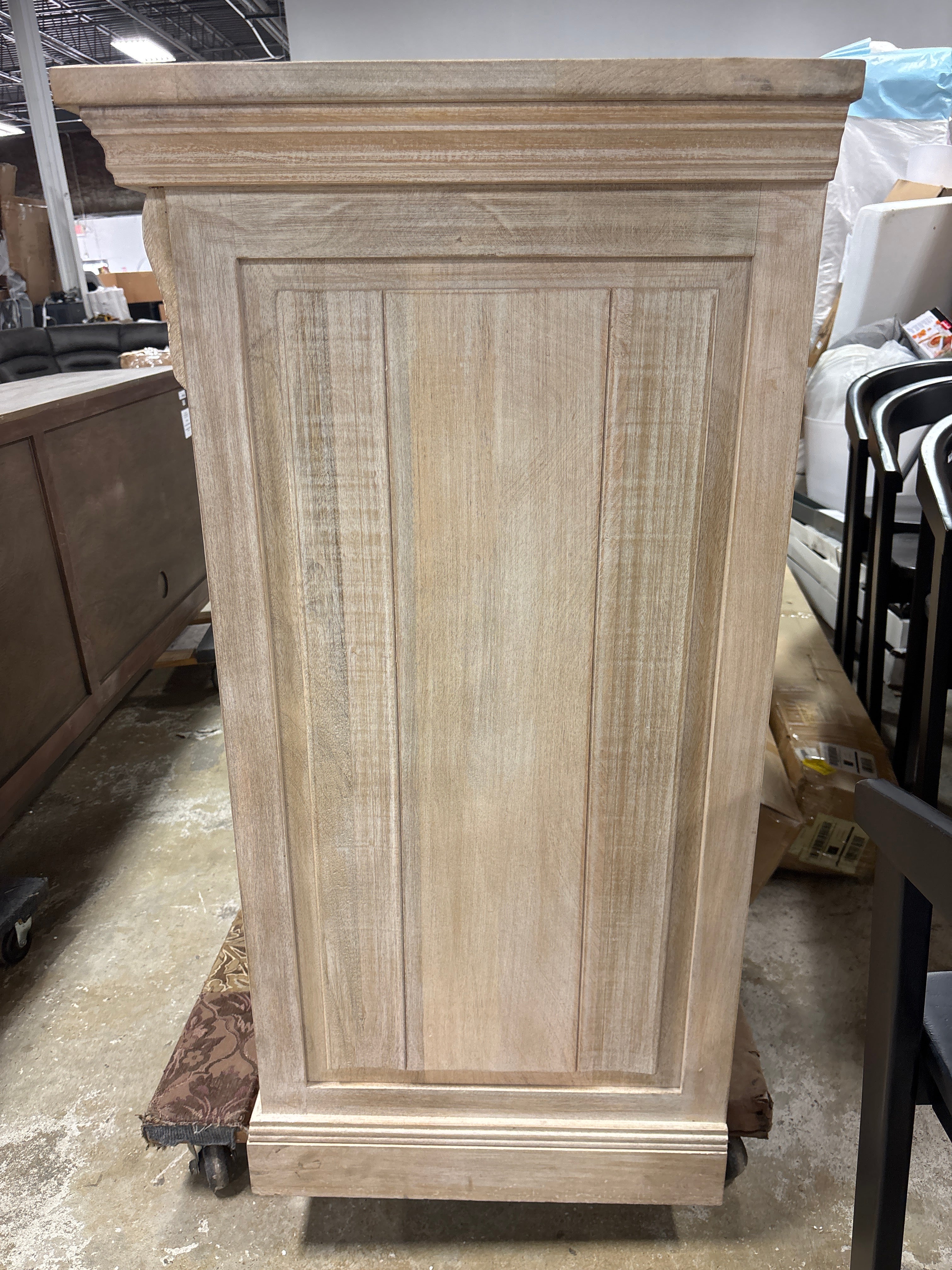 70" Adelaide 9-Drawer Dresser - White Wash SHOWROOM ITEM