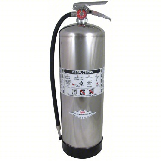Fire Extinguisher: Extinguisher Capacity, 2A, Water