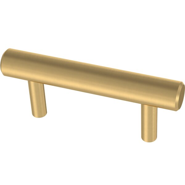 Brushed Brass Bar Pull - Set of 10