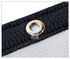 White Privacy Fence Screen Mesh Fabric Cover Windscreen with Reinforced Grommets