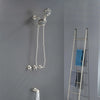 3 Handle Shower Faucet Set With Tub Spout Bathtub Combo Set