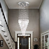Maxax Luxury Modern Prizm Raindrop Crystal Chandelier