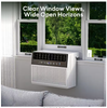 Window Air Conditioner w/Dehumidifier Through the Wall AC White