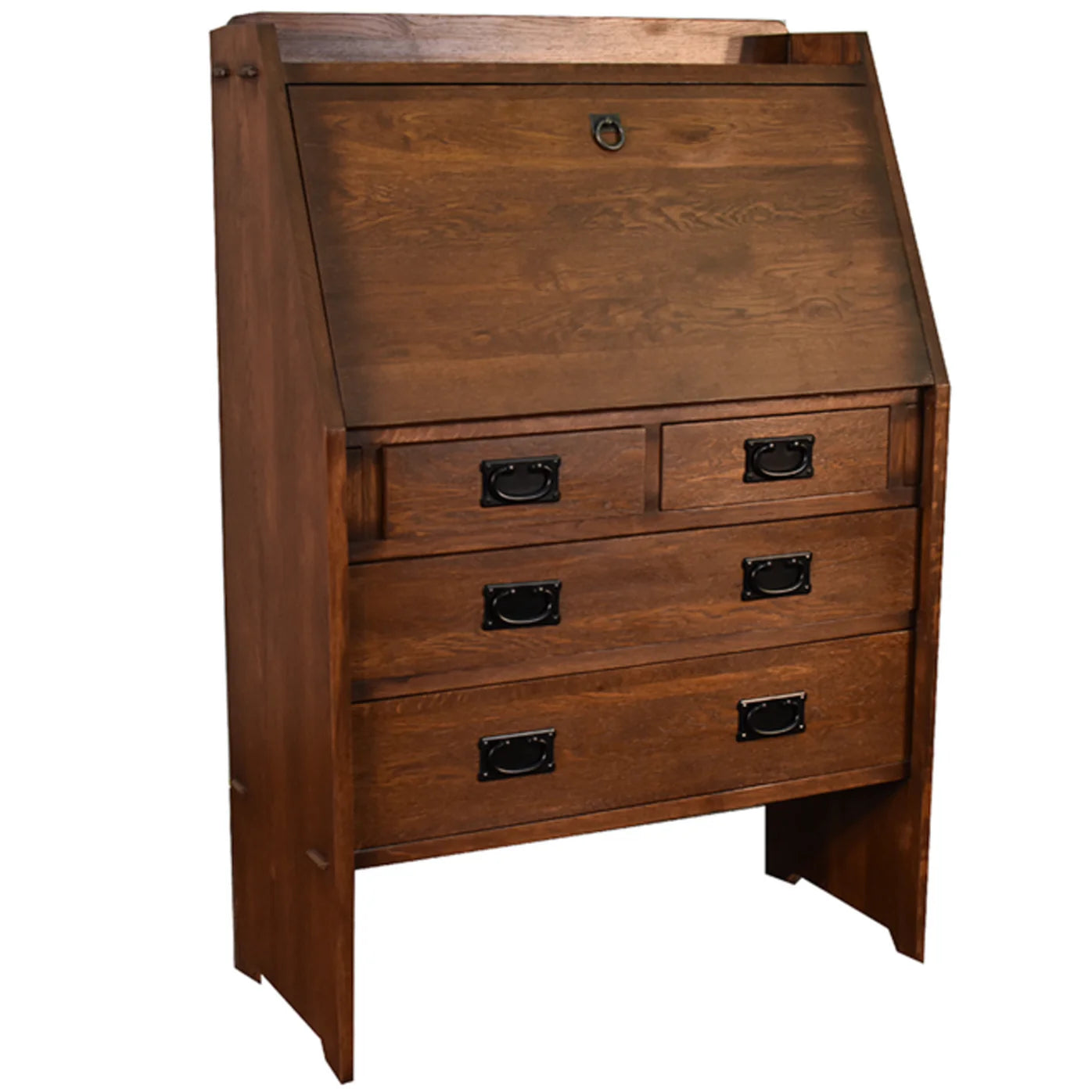 Arts and Crafts Mission Solid Oak Secretary Desk SHOWROOM ITEM