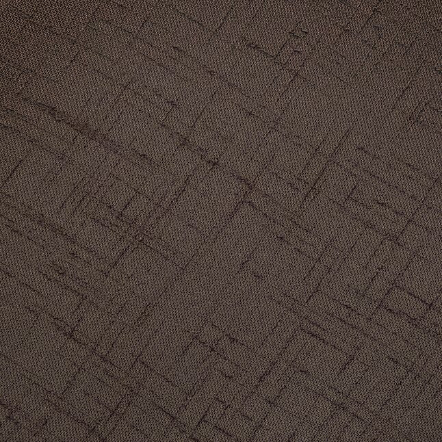 LUXE Coffee Sheer Rod pocket Single curtain panel