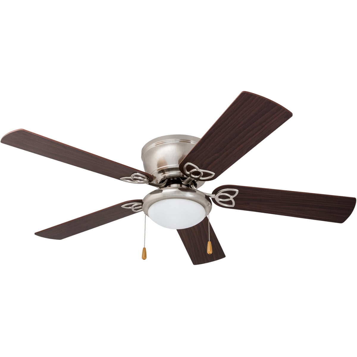 Benton 5 Blade LED Hugger Indoor Ceiling Fan with Light Kit Included
