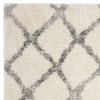 Berber Shag Collection BER215B Ivory / Grey Rug