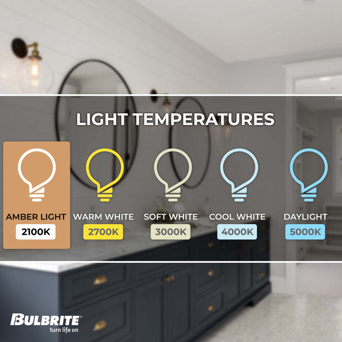 40 Watt, ST18 Incandescent, Dimmable Light Bulb, (2200K) E26/Medium (Standard) Base (Set of 4)