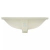 Avalon Rectangular Porcelain Undermount Bathroom Sink - White