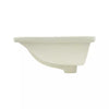 Avalon Rectangular Porcelain Undermount Bathroom Sink - White