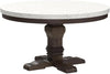 Nolan Dining Table Base Only Salvage Dark Oak