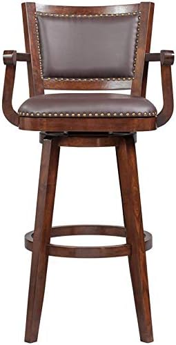 Broadmoor Swivel Extra Tall Barstool, Cappuccino