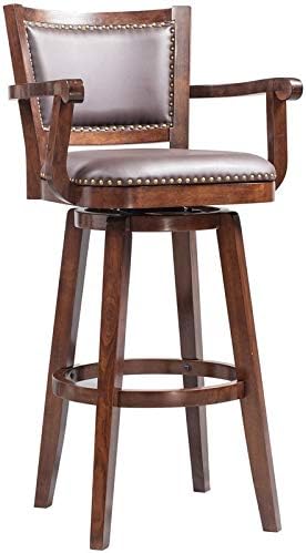 Broadmoor Swivel Extra Tall Barstool, Cappuccino