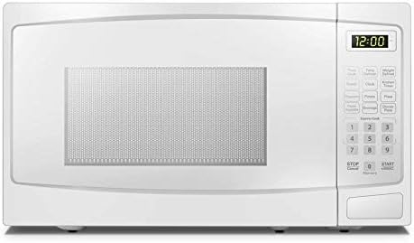 White Microwave Finish Auto Shut Off