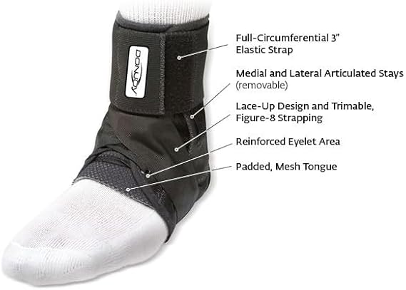 Stabilizing PRO Ankle Brace - XS, Blk