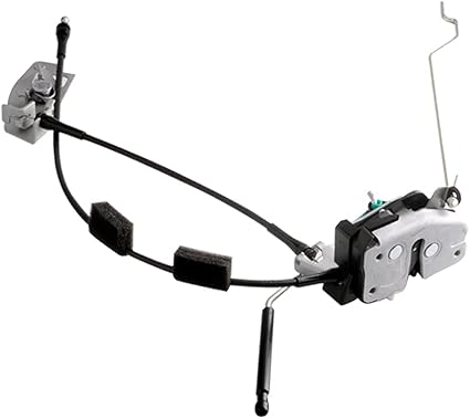 Door latch assembly w/cable&rod compatible for Ford E150 E250 E350 Rear Right Cargo door connective repair lock latch replace 6C2Z-15431A02-AA