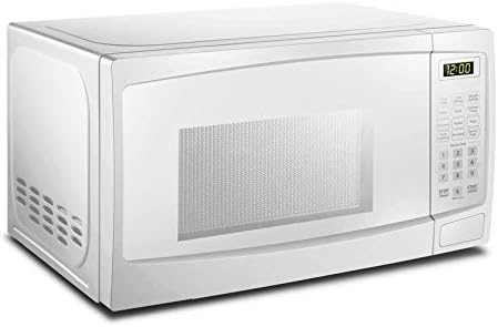 White Microwave Finish Auto Shut Off