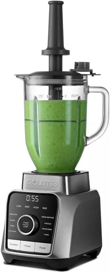 Digital Kitchen Blender & Food Processor with 8 Blend Programs