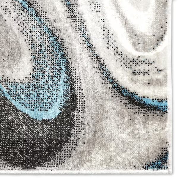 Boho Odette 3 X 5 (ft) Gray Indoor Abstract Mid-century Modern Spot Clean Only Area Rug