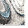 Boho Odette 3 X 5 (ft) Gray Indoor Abstract Mid-century Modern Spot Clean Only Area Rug