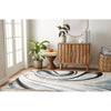 Boho Odette 3 X 5 (ft) Gray Indoor Abstract Mid-century Modern Spot Clean Only Area Rug