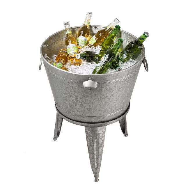8-Gallon Multi Galvanized Iron Ice Bucket