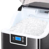 Black 44 Lb. lb. Daily Production Nugget Countertop Ice Maker with Self-Cleaning Function (final cut, no further discounts)