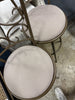 (Set of 2) Claremont Adjustable Height Swivel Barstools - Brown/Beige SHOWROOM ITEM