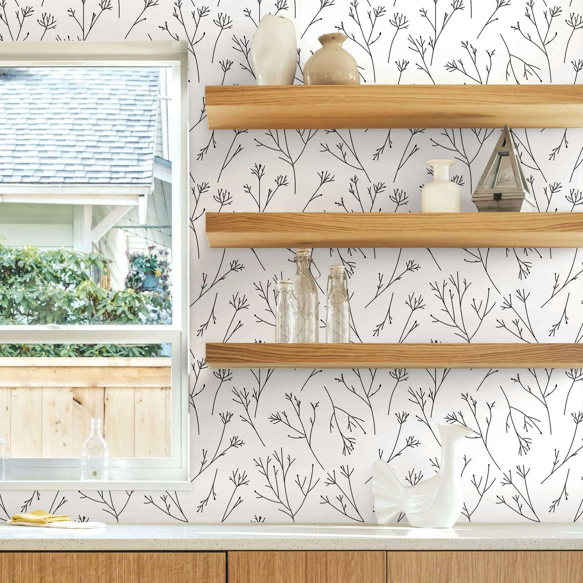 Twigs Peel and Stick Wallpaper