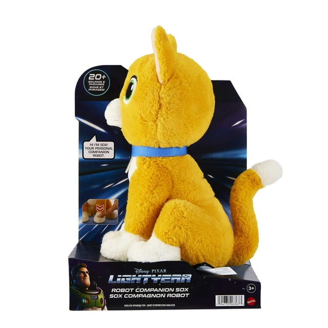 Sox Plush with Sound, Robot Cat Soft Doll Inspired by Character