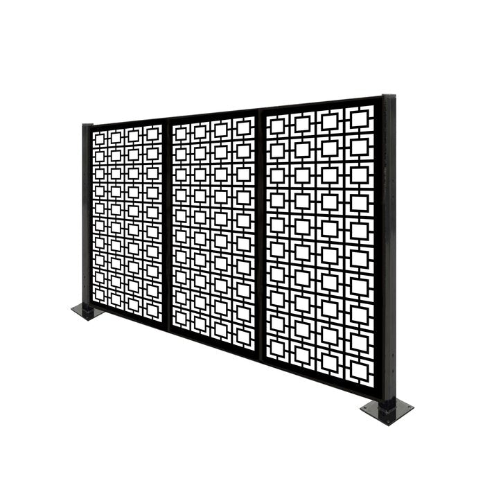 Black Metal Fencing